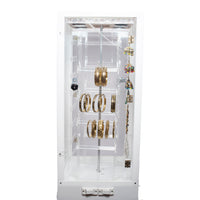 revolving display stand with light