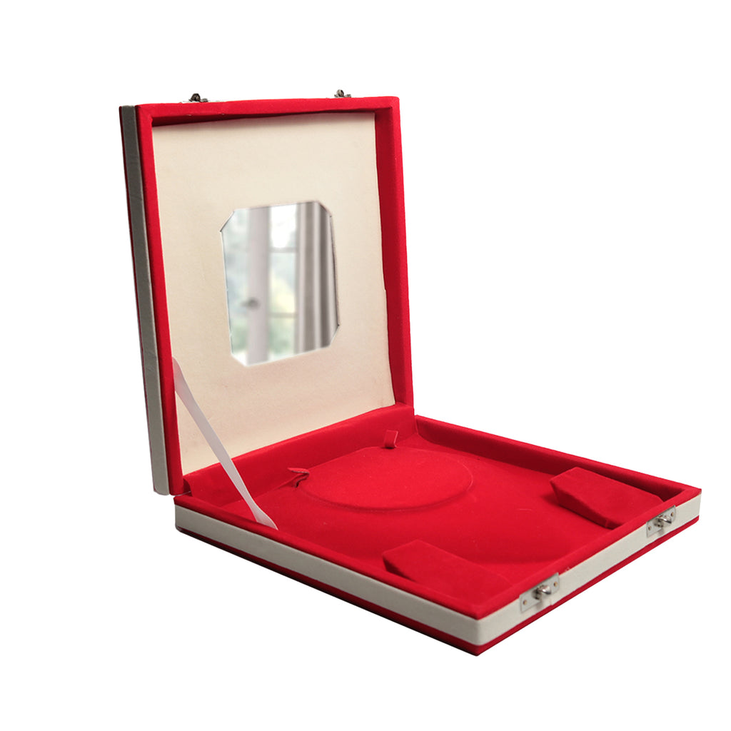 VELVET JEWELLERY BOX