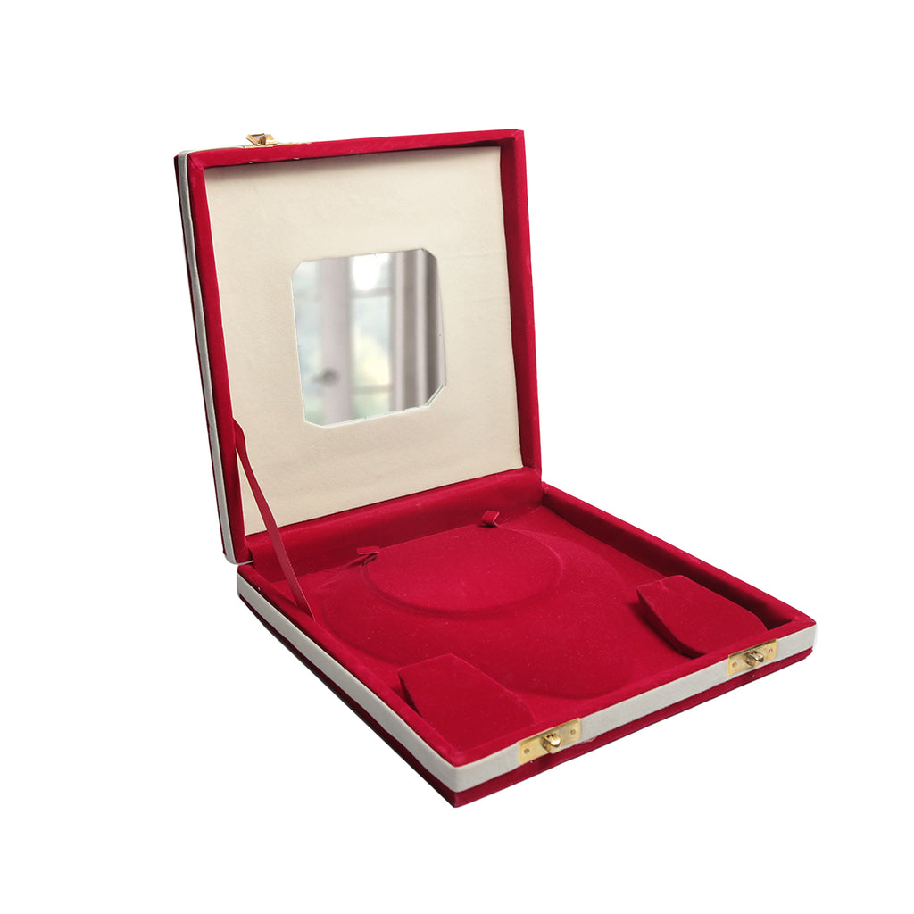 VELVET JEWELLERY BOX