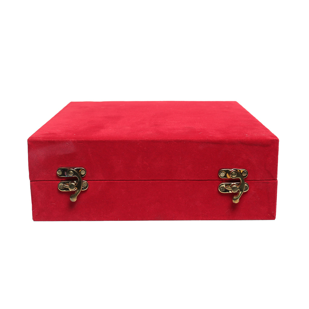 Velvet Box For Jewelry | Red Color