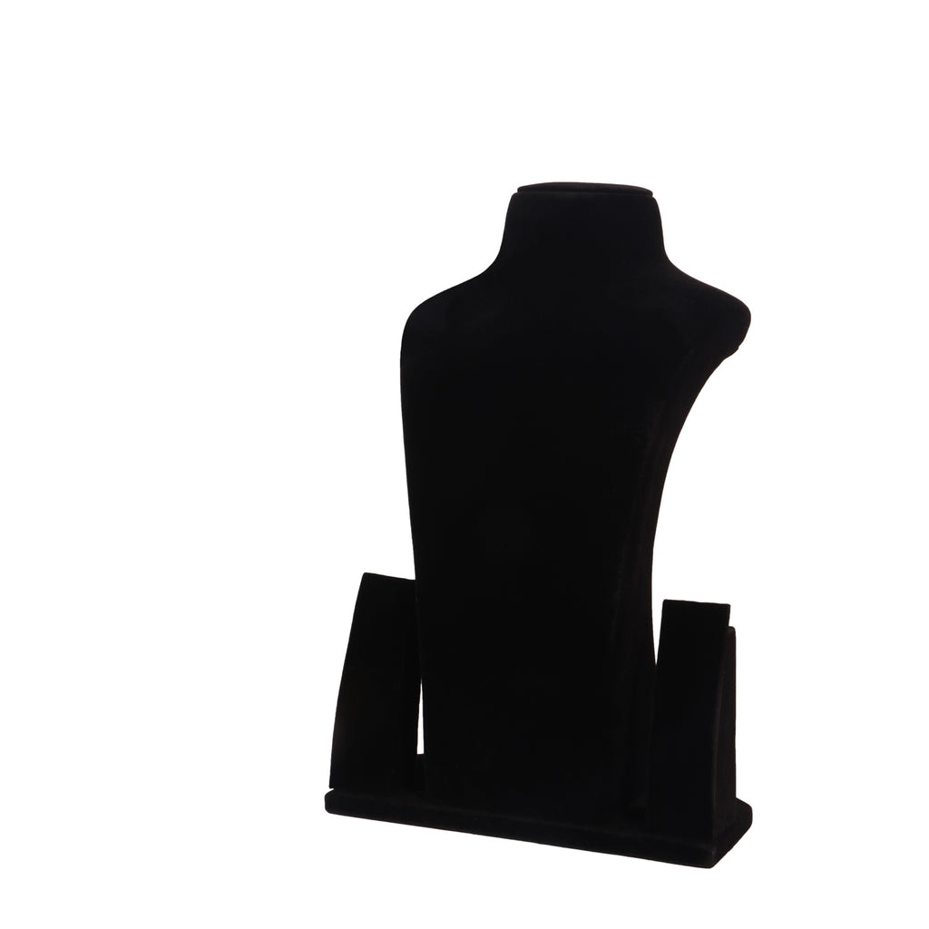 Velvet Necklace Display Stands | 16" Black Color