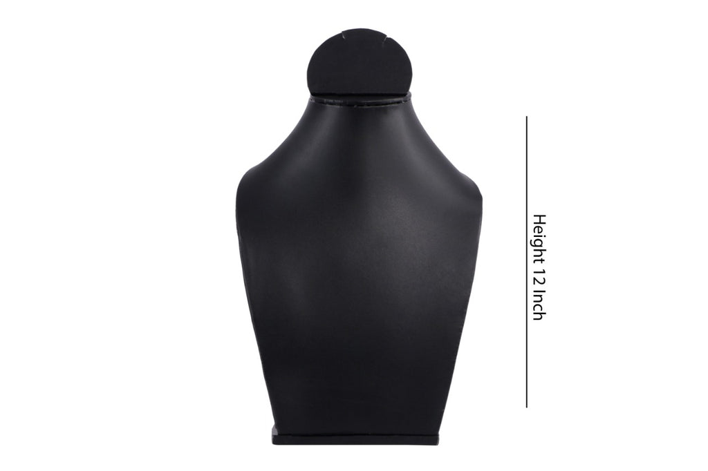 Black Rexine Dummy For Necklace Set Display