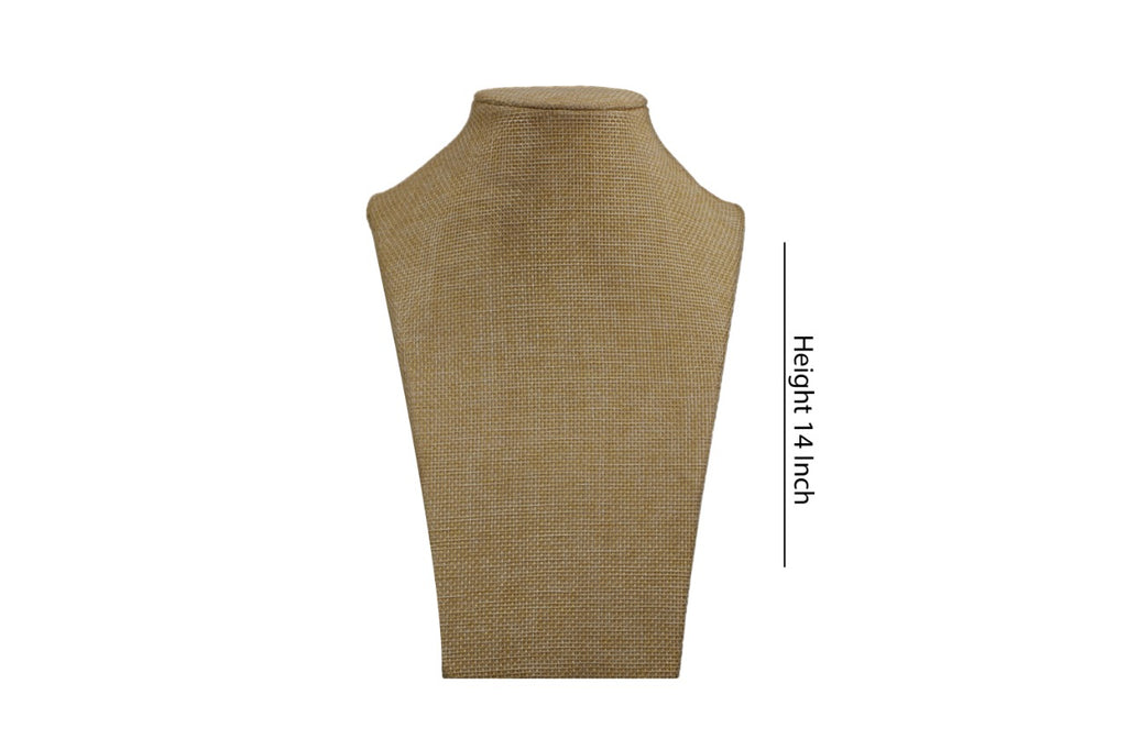 Jute  Necklace Set Dummy | Camel Color