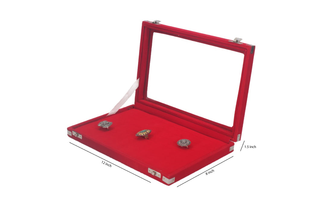 VELVET RING BOX (12X8) - Raj Bhai