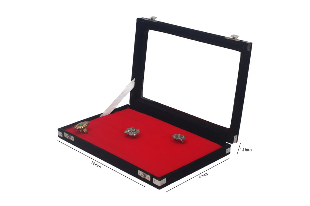 VELVET RING BOX (12X8) - Raj Bhai