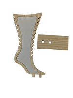 Wooden Fancy Mannequin Toe Ring Payal Mannequin Leg Foot Jewellery Display Stand Holder