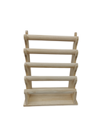5 Roll Wooden Bangle Stand