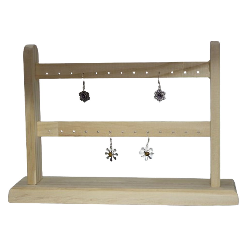 WOODEN EARRING  DISPLAY STAND