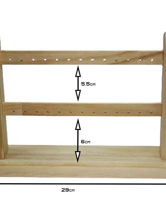 WOODEN EARRING  DISPLAY STAND