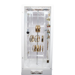 revolving display stand with light