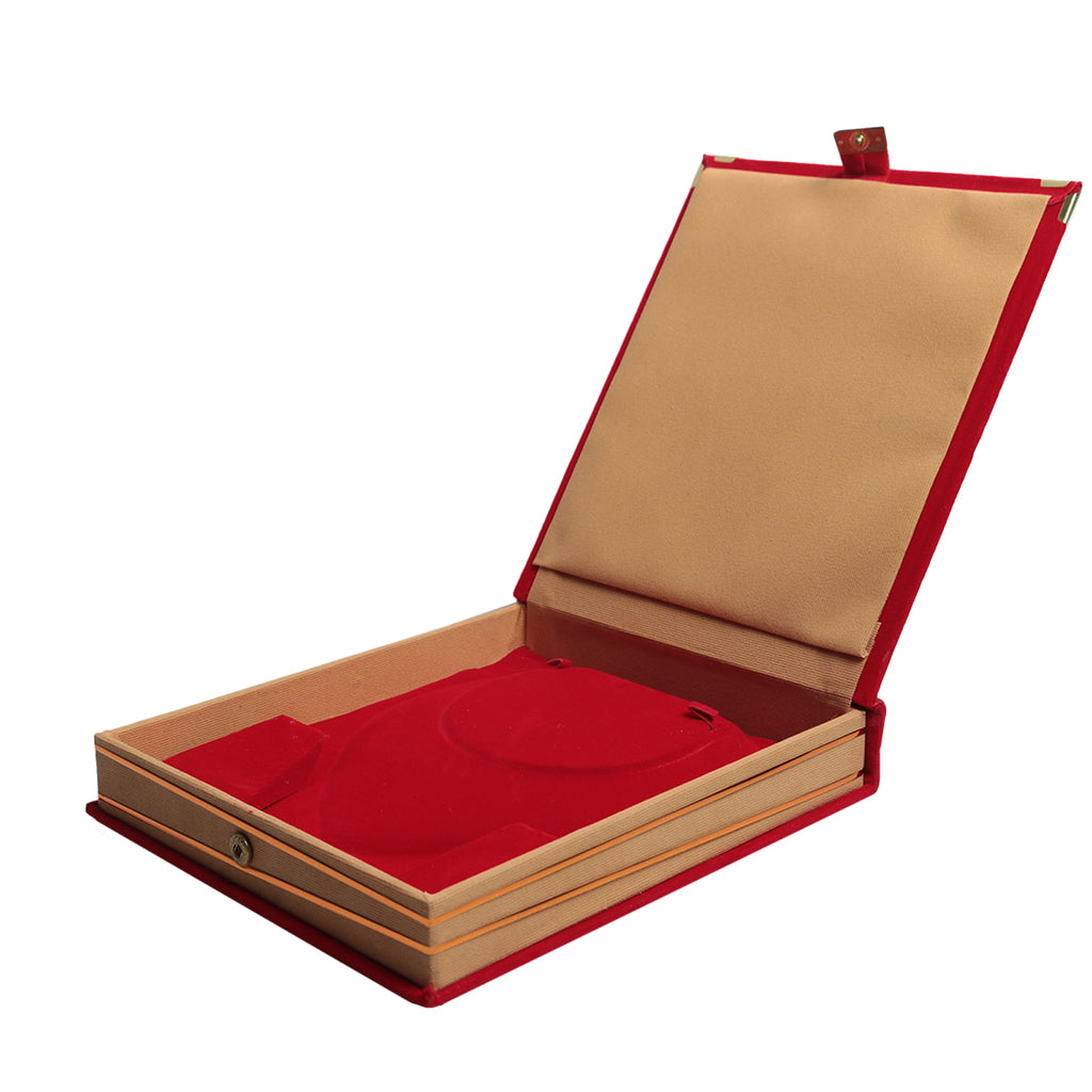 Red Color Necklace Box