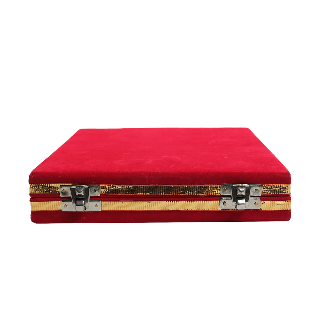 Velvet Necklace Box| Red Color