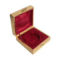 Golden Color Velvet Bangle Box