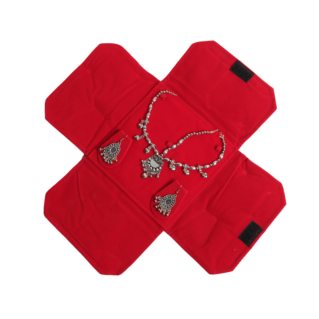 Necklace Folder | Velvet | Red Color
