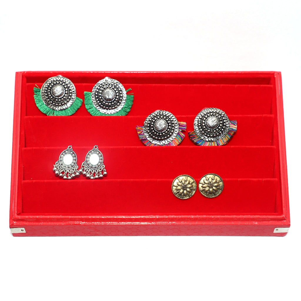 Earring Display Tray- Red Color