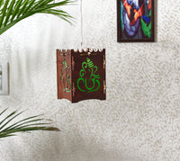 Mini Wooden Lamp With Light (y) - Raj Bhai