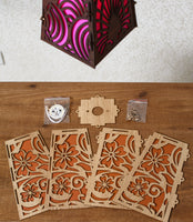 Lower Wooden Lamp With Light (a3) - Raj Bhai