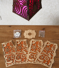 Lower Wooden Lamp With Light (a3) - Raj Bhai