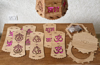 Jumbo Wooden Lamp With Light (a5) - Raj Bhai