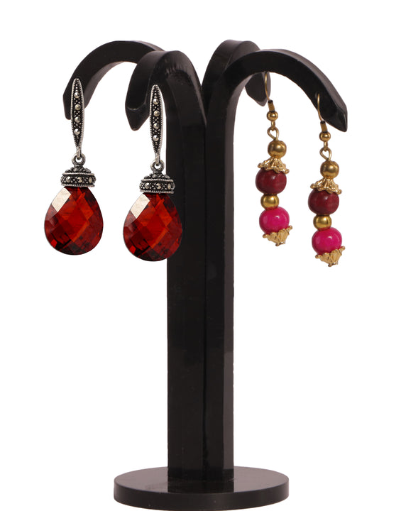 5.5'' ACRYLIC EARRING STAND (Pack Of 10pcs)