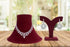 Necklace & Earring Display Stand | Maroon Color