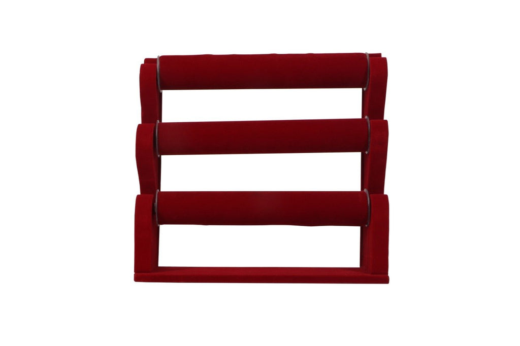 3 Roll Bangle Stand | Maroon Color