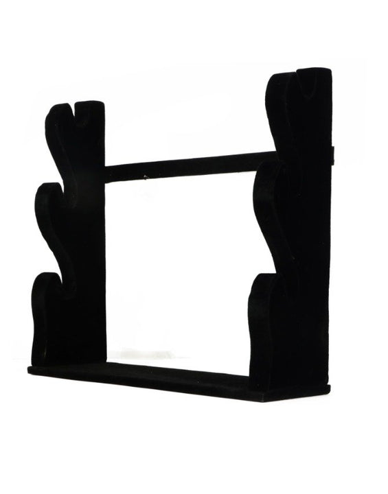 3 ROLL VELVET BANGLE STAND